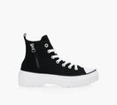 CONVERSE CHUCKTAYLORALLSTARLIFTPLATFORMECANVAS en NOIR