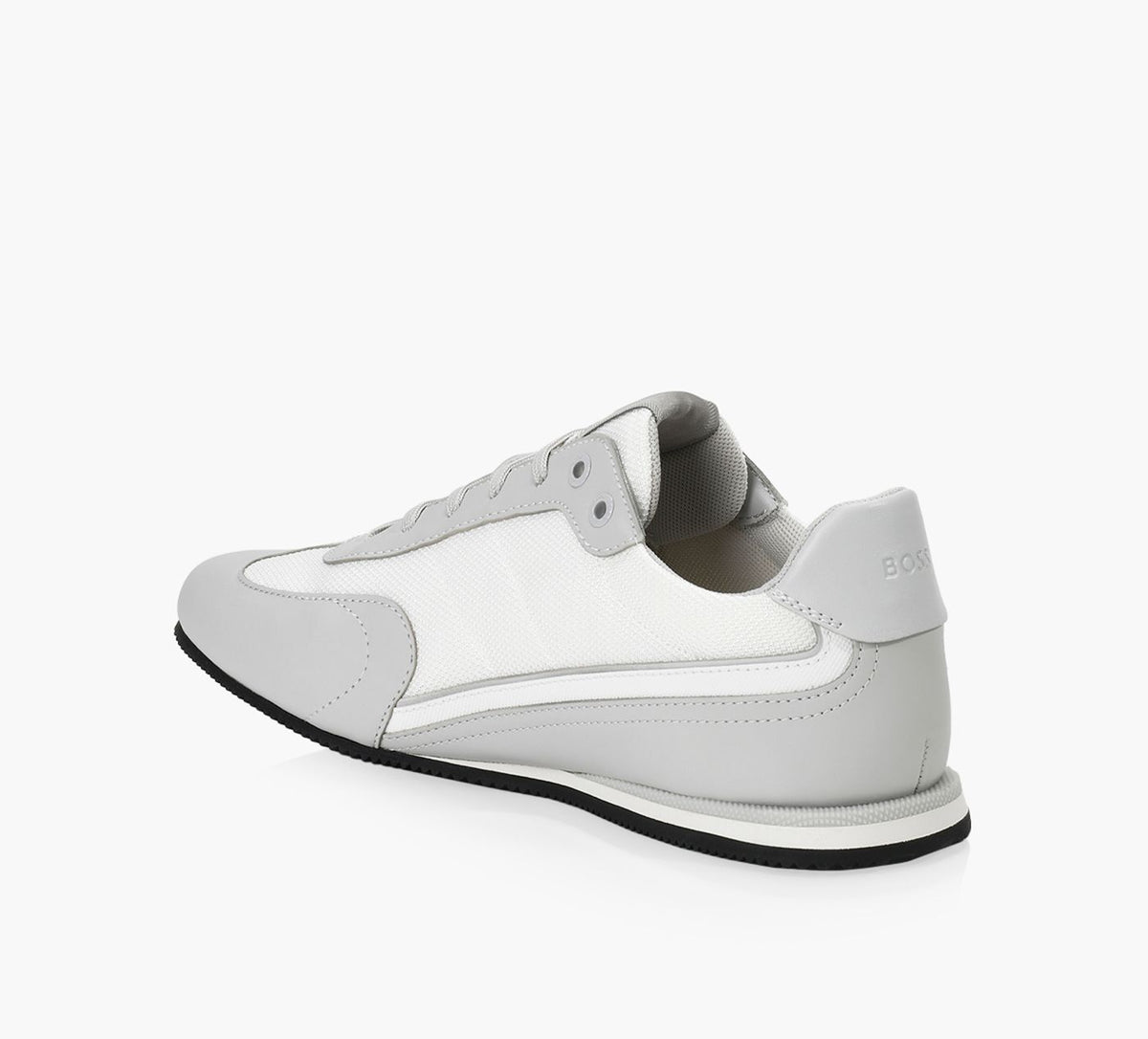 BOSS BASKETPROFILBASRUSHAM en BLANC vue 3