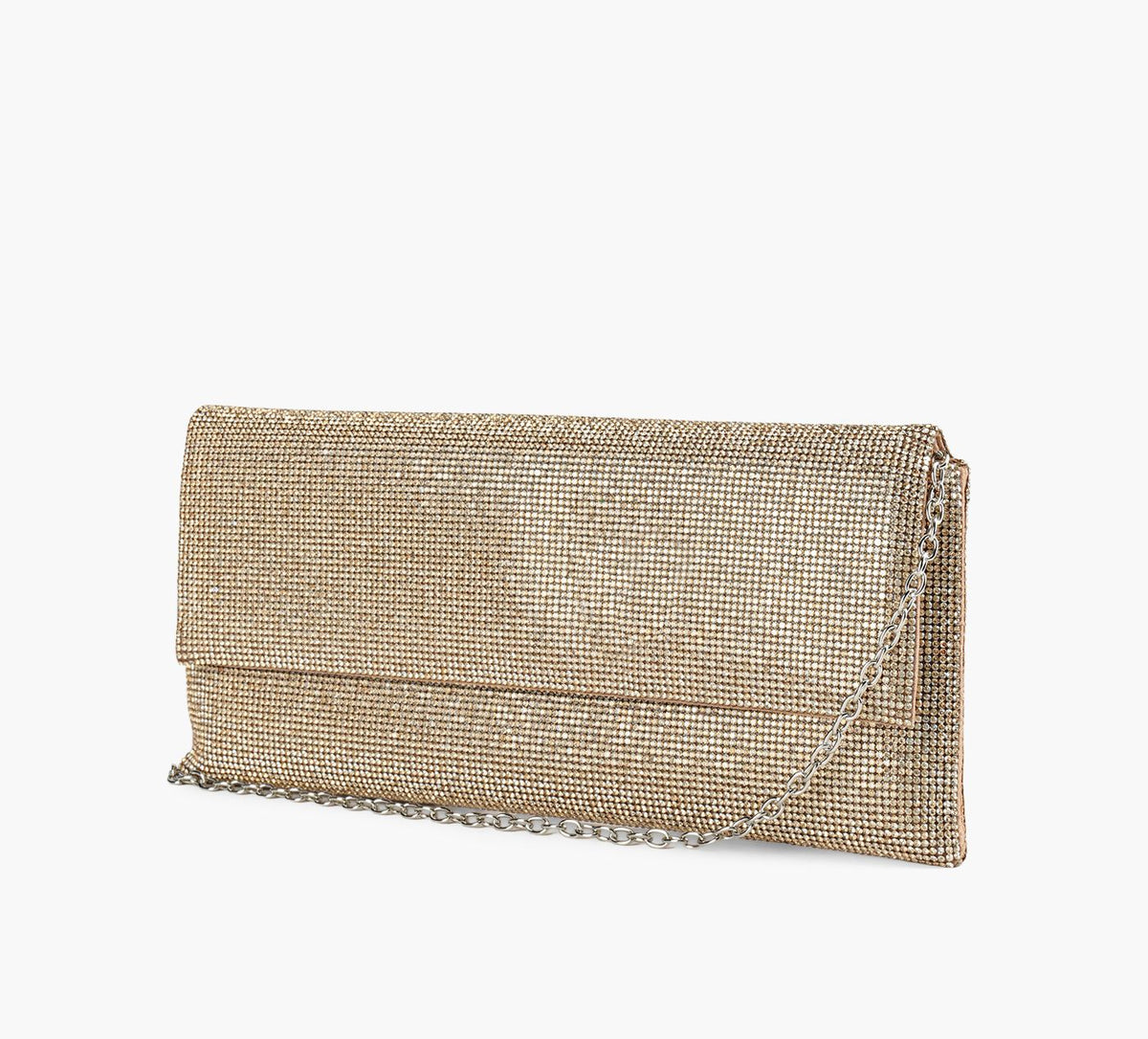 WISHBONE MADELYNCRYSTALCLUTCH in GOLD view 2
