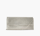 WISHBONE MADELYNCRYSTALCLUTCH in SILVER