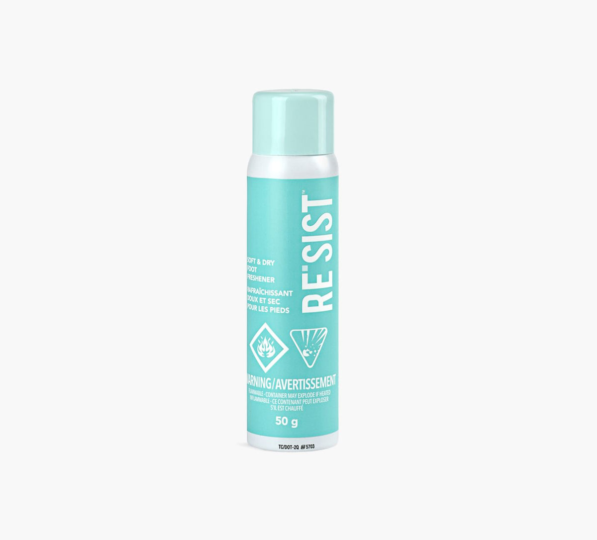 RESIST SOFTDRYFOOTFRESHENER in CLEAR