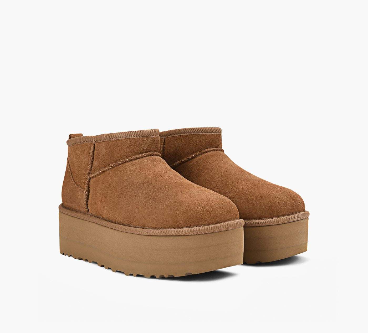 UGG CLASSICULTRAMINIPLATEFORME en TAN vue 2