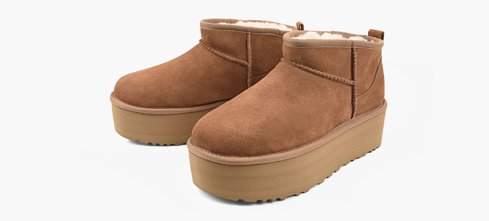 UGG CLASSICULTRAMINIPLATEFORME en TAN vue 4