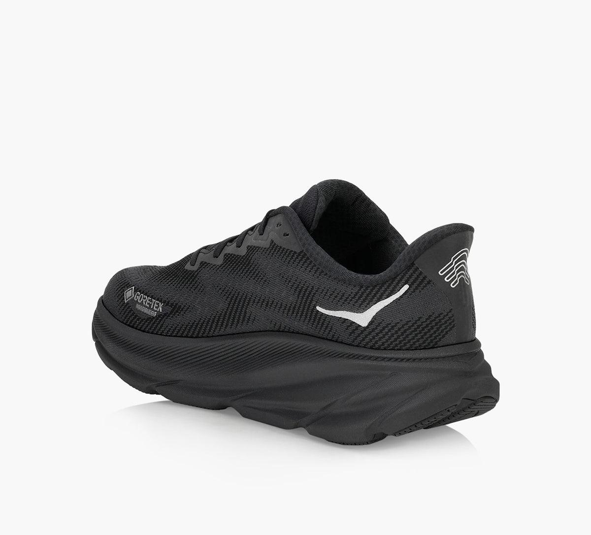 HOKA CLIFTON9GTX en NOIR vue 3
