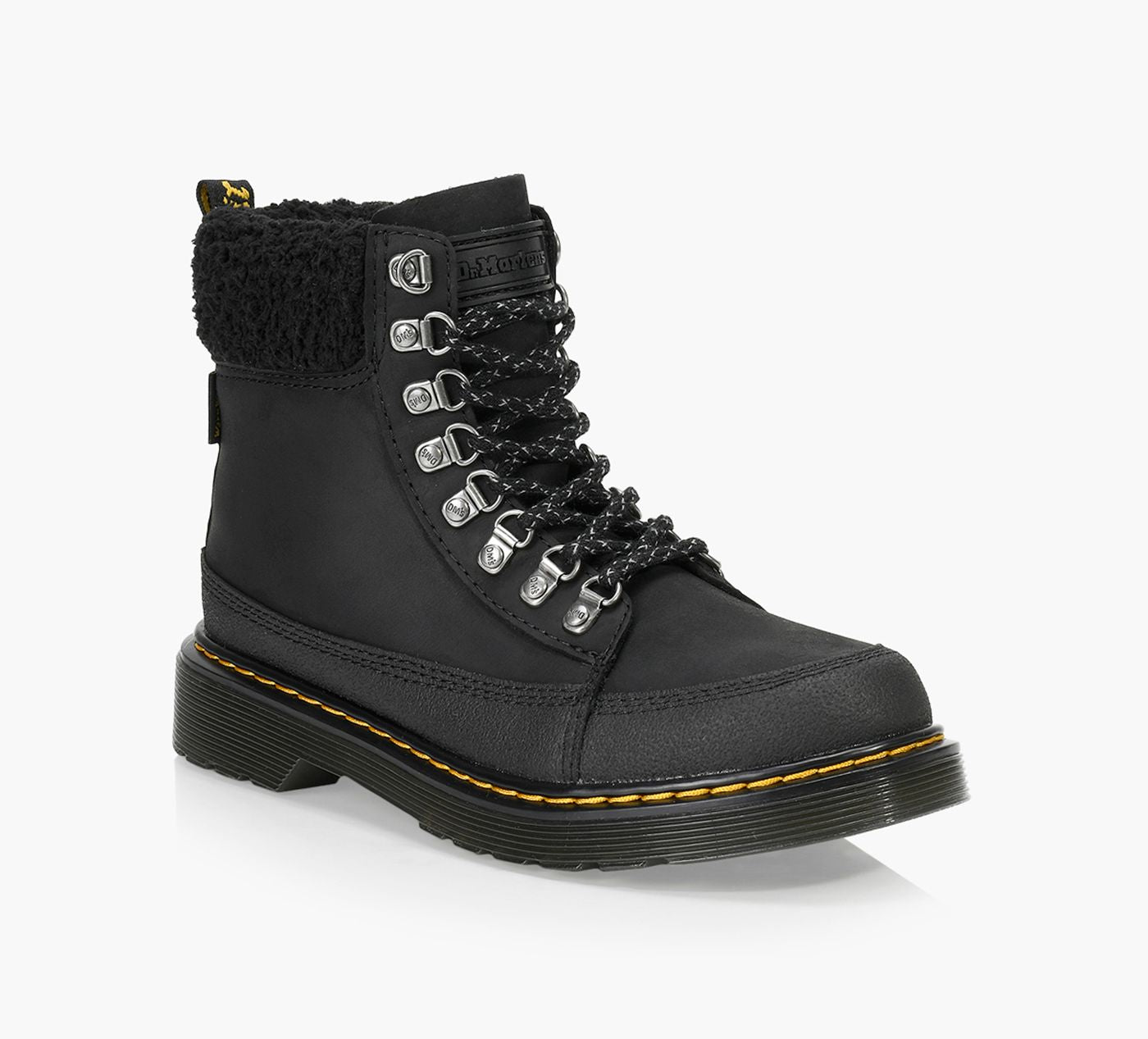 DR. MARTENS 1460COLLARBLACKYELLOWSTONE in BLACK view 2