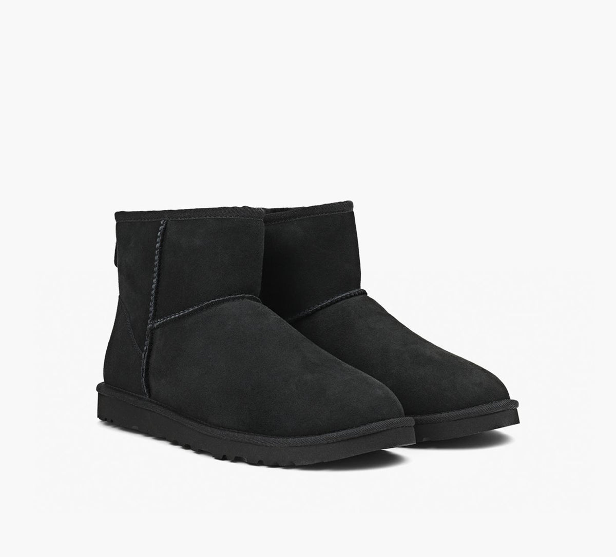 UGG CLASSICMINI in BLACK view 2
