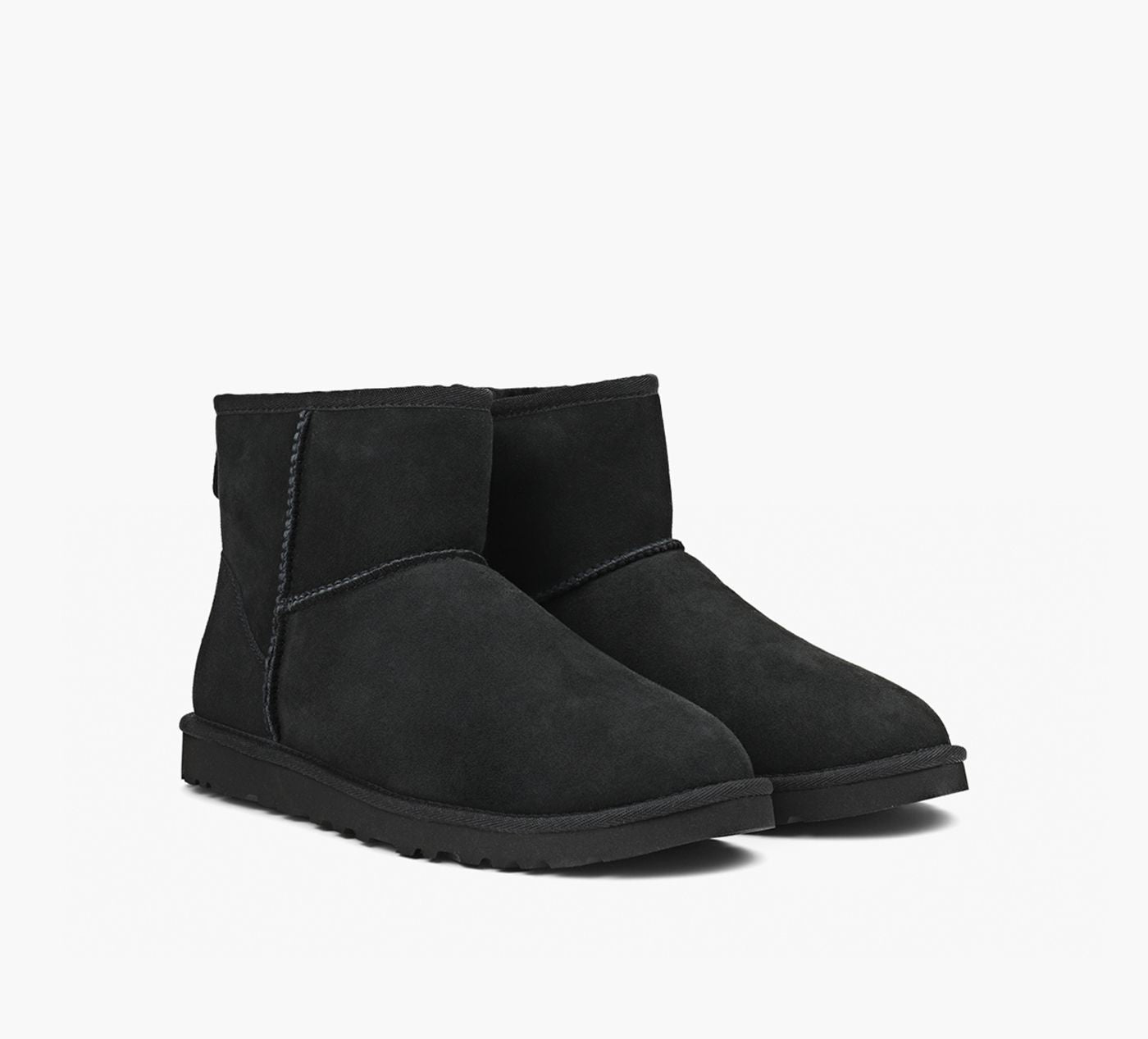 UGG CLASSICMINI in BLACK view 2