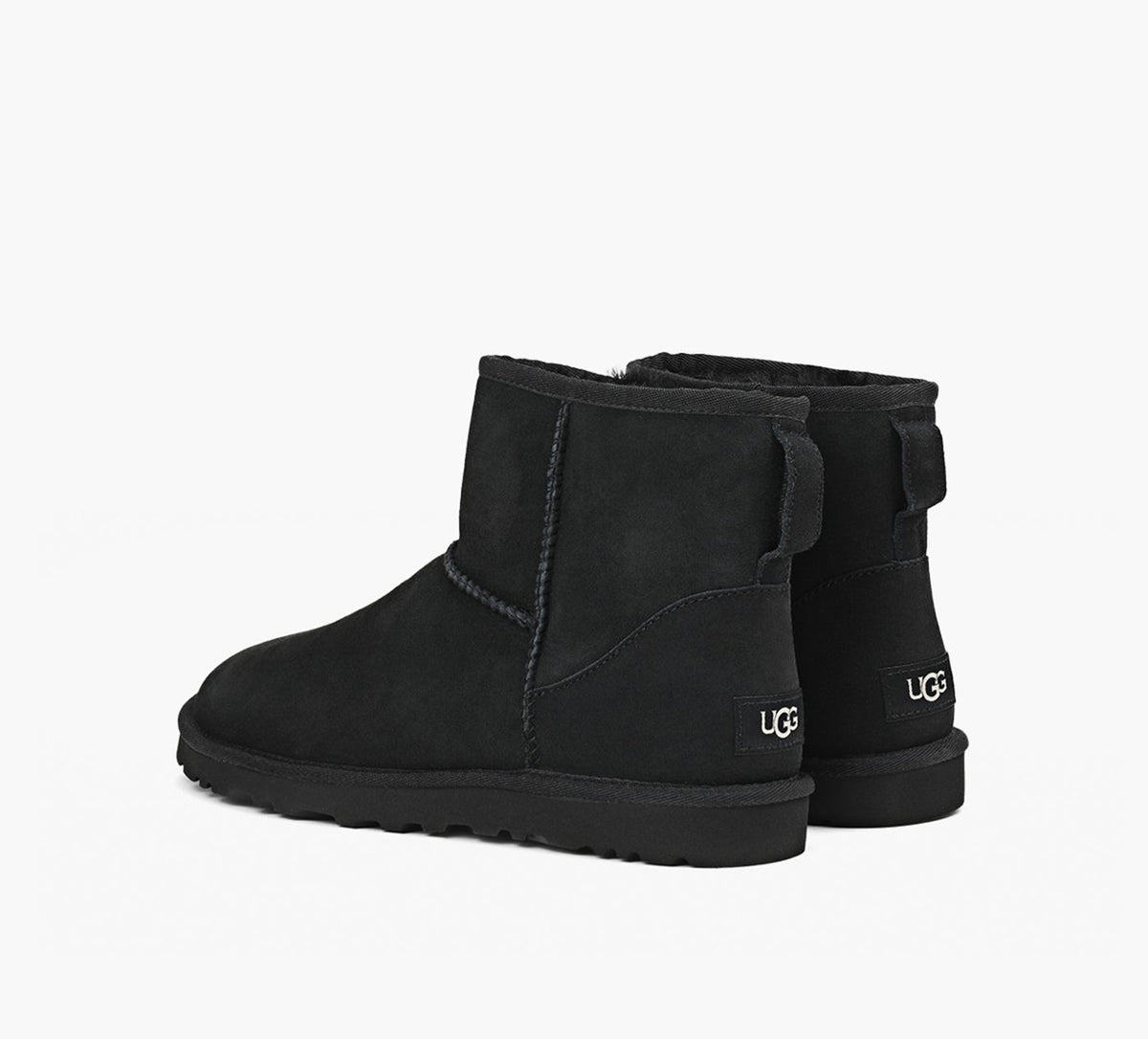 UGG CLASSICMINI in BLACK view 3