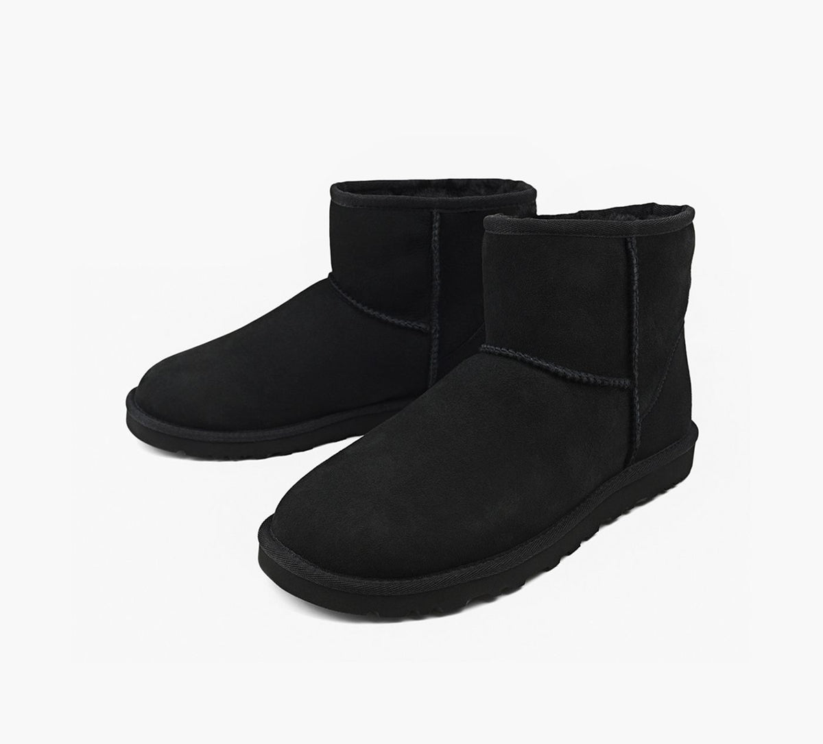 UGG CLASSICMINI in BLACK view 4