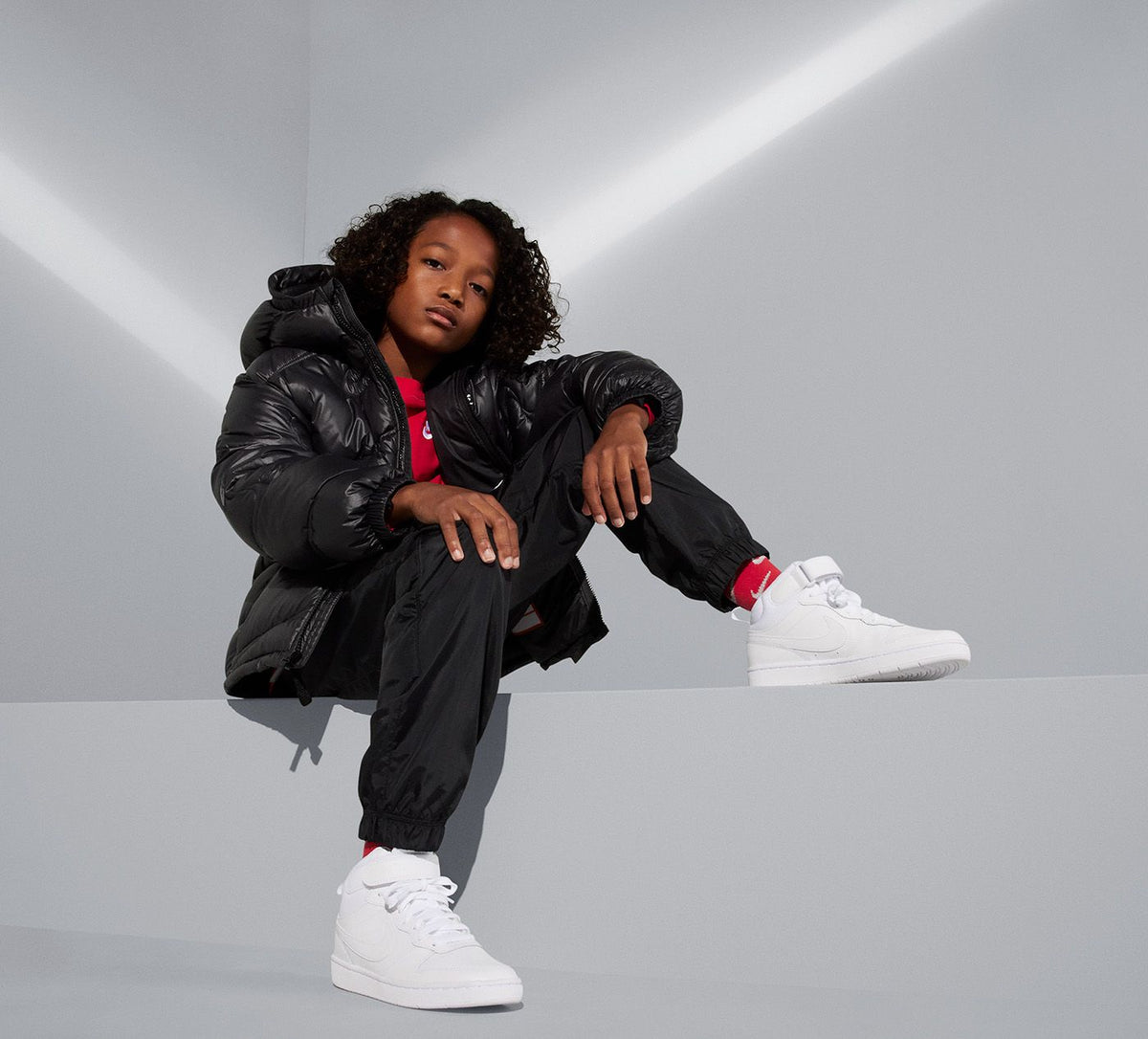 NIKE BASKETCOURTBOROUGHMID2 en BLANC vue 1c