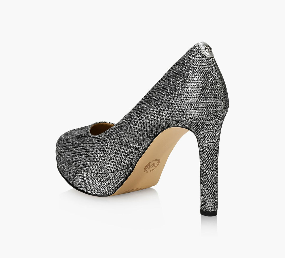 MICHAEL KORS CHANTALPLATFORMPUMP in SILVER view 3