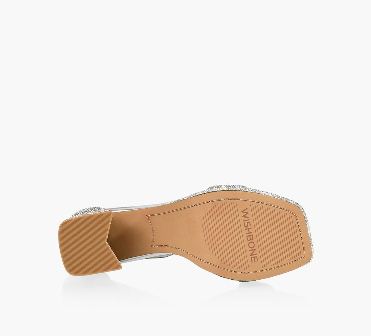 WISHBONE KIARACRYSTALHEEL in SILVER view 4