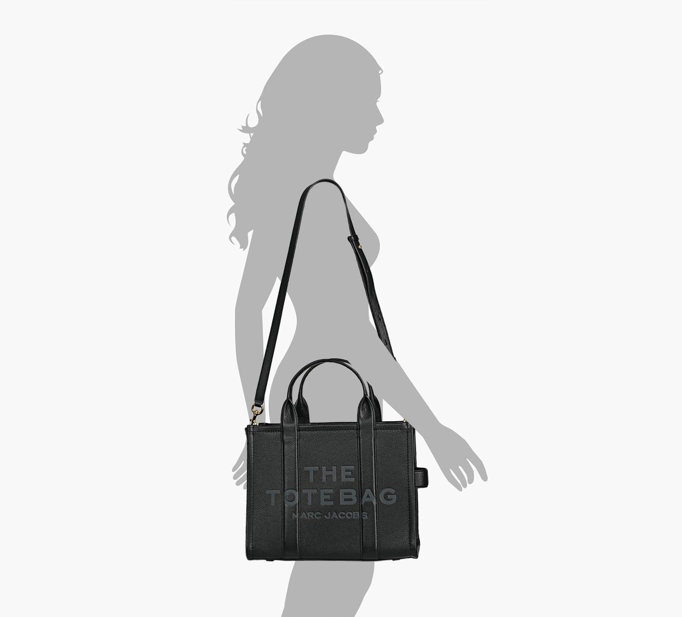 MARC JACOBS THEMEDIUMTOTE in BLACK view 4