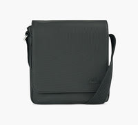 LACOSTE FLATCROSSOVERBAG in BLACK