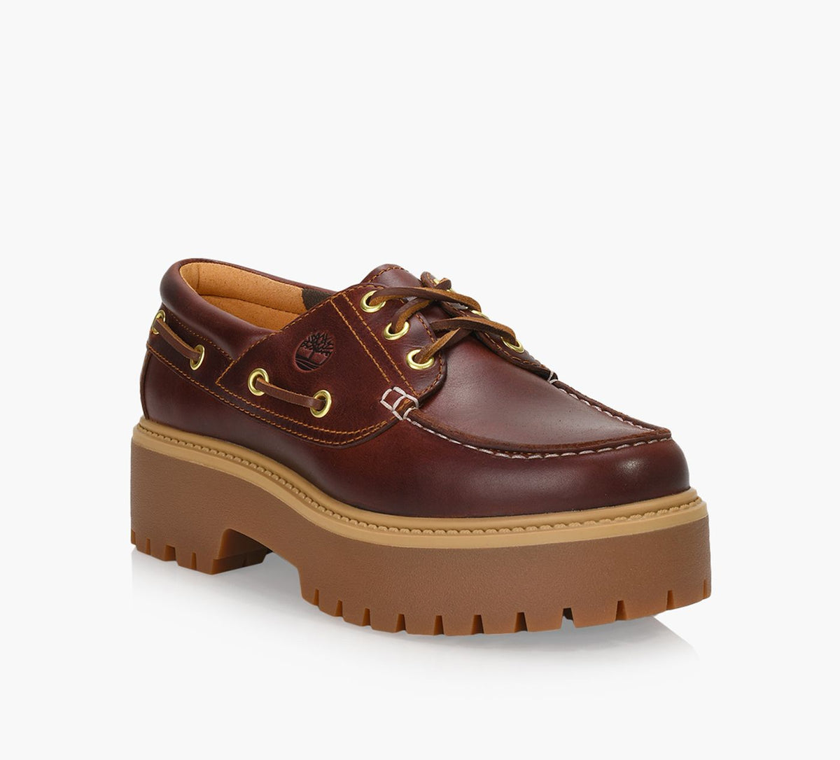 TIMBERLAND STONESTREETPLATFORMBOATSHOE in BURGUNDY view 2