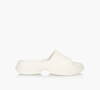 GANNI LIGHTWEIGHTPOOLSLIDE in WHITE