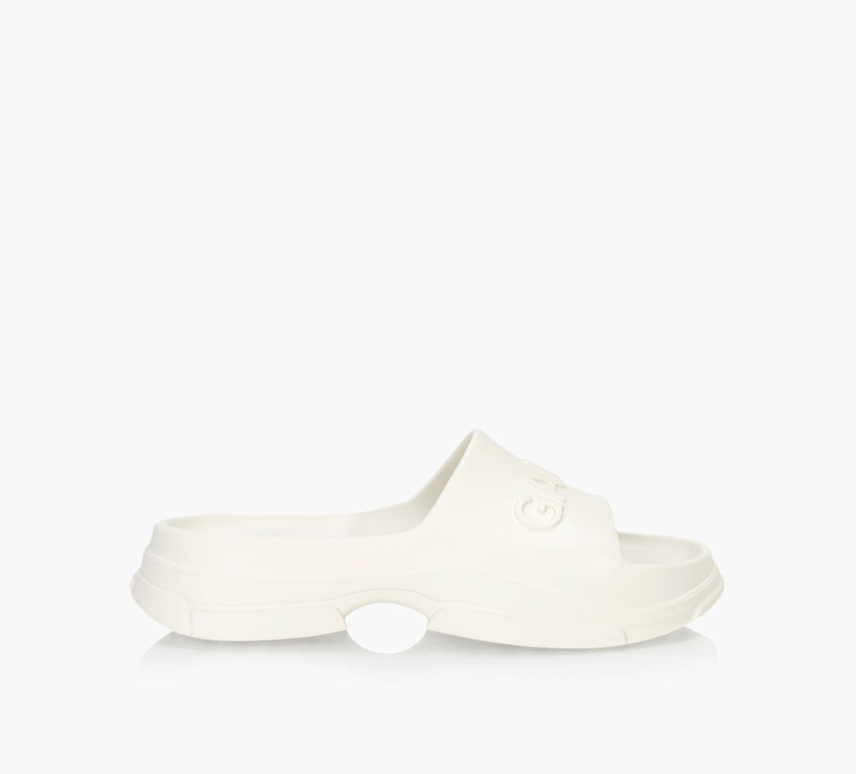 GANNI LIGHTWEIGHTPOOLSLIDE in WHITE