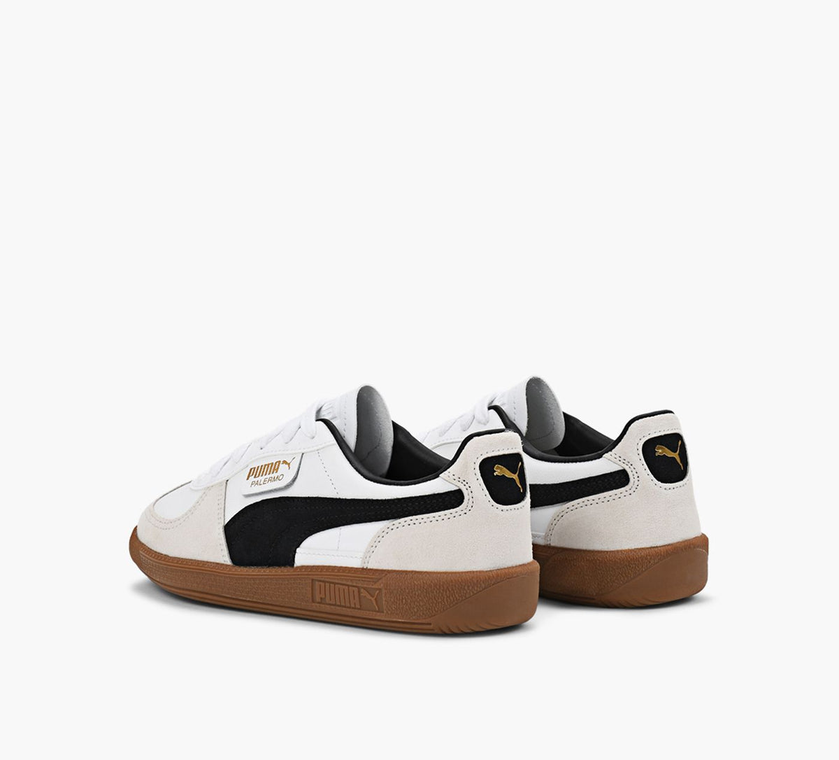 PUMA BASKETSENCUIRPALERMO en BLANC vue 3