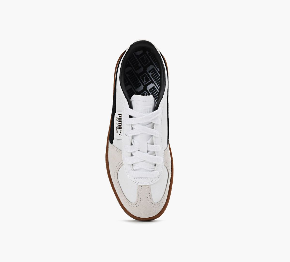 PUMA BASKETSENCUIRPALERMO en BLANC vue 1c