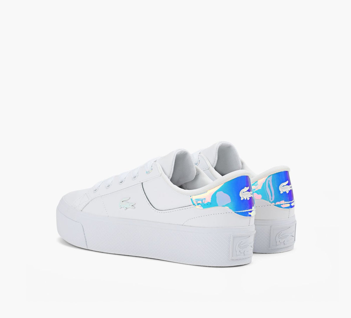 LACOSTE PLATEFORMEZIANE en BLANC vue 3