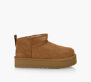 UGG CLASSICULTRAMINIPLATEFORME en TAN