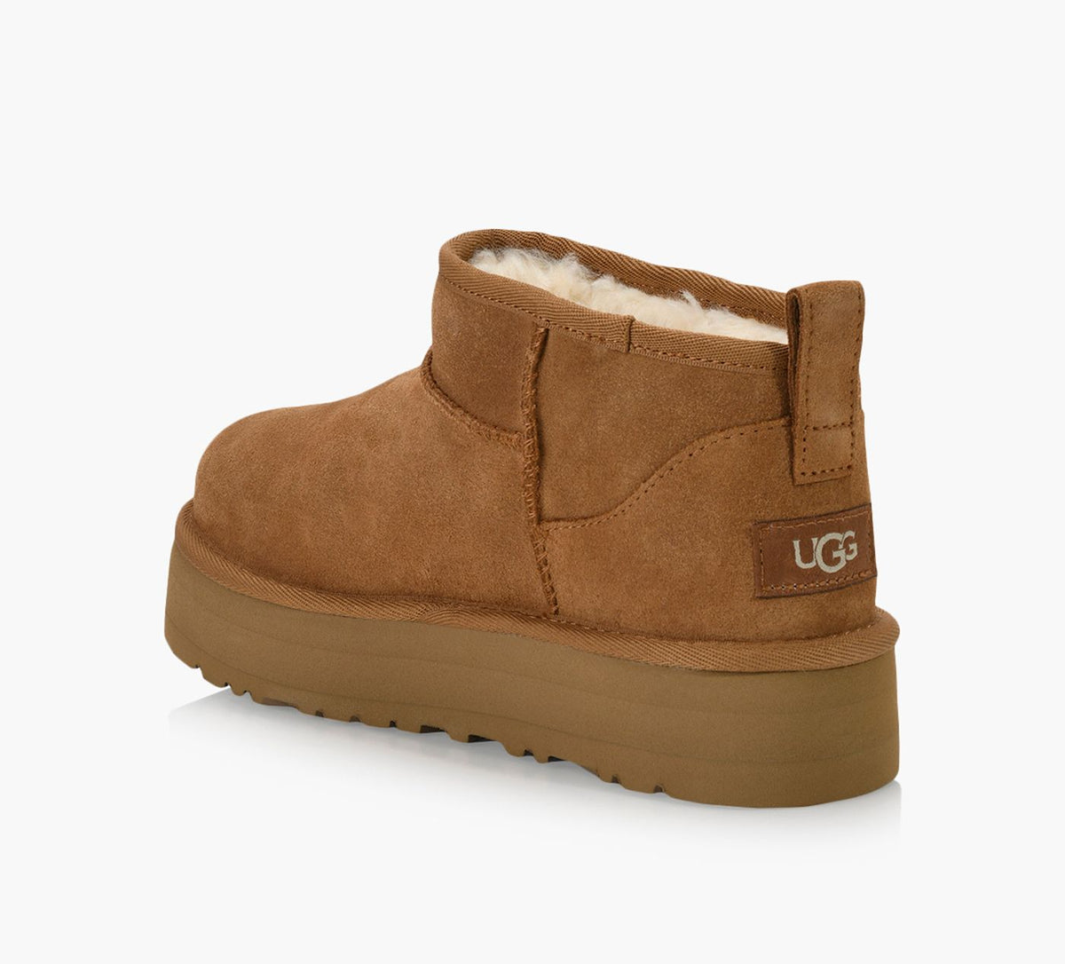 UGG CLASSICULTRAMINIPLATEFORME en TAN vue 3