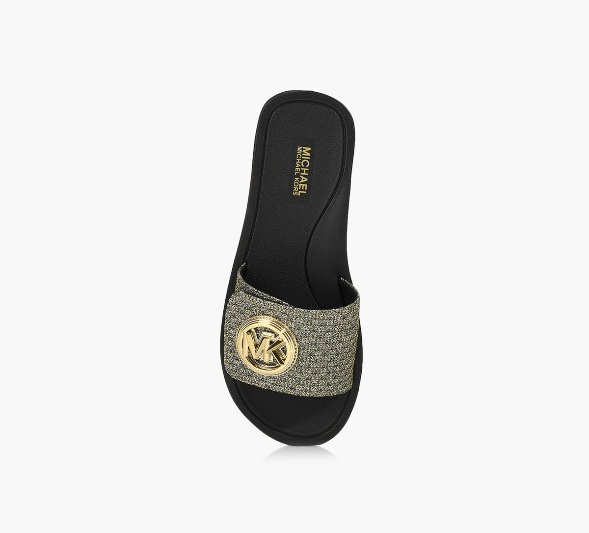 MICHAEL KORS SANDALEBRELOQUEMK en OR vue 1c