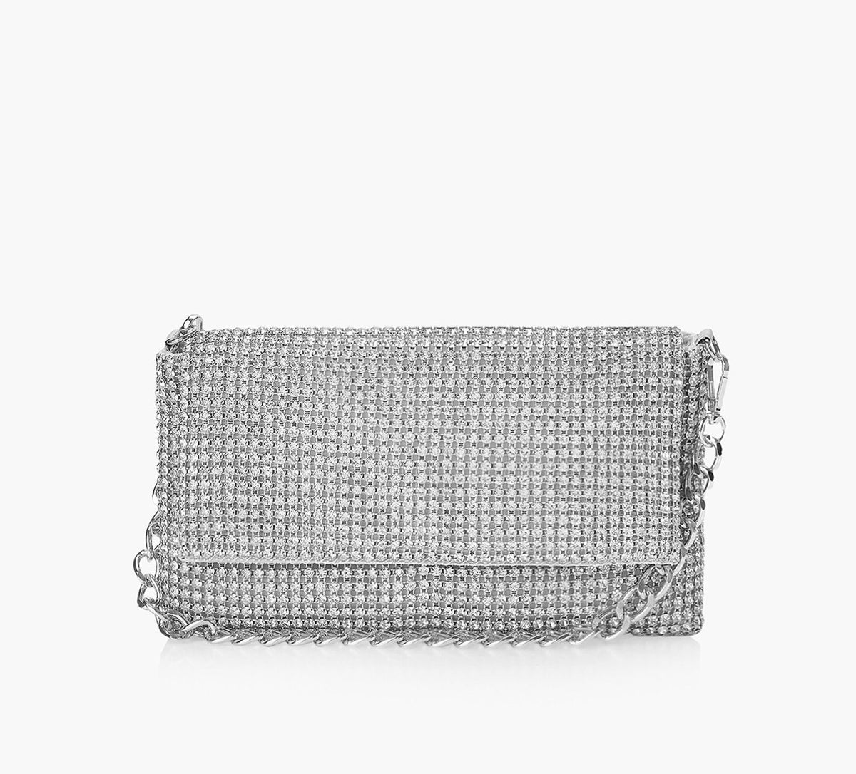 BROWNS CALISTACLUTCH in SILVER
