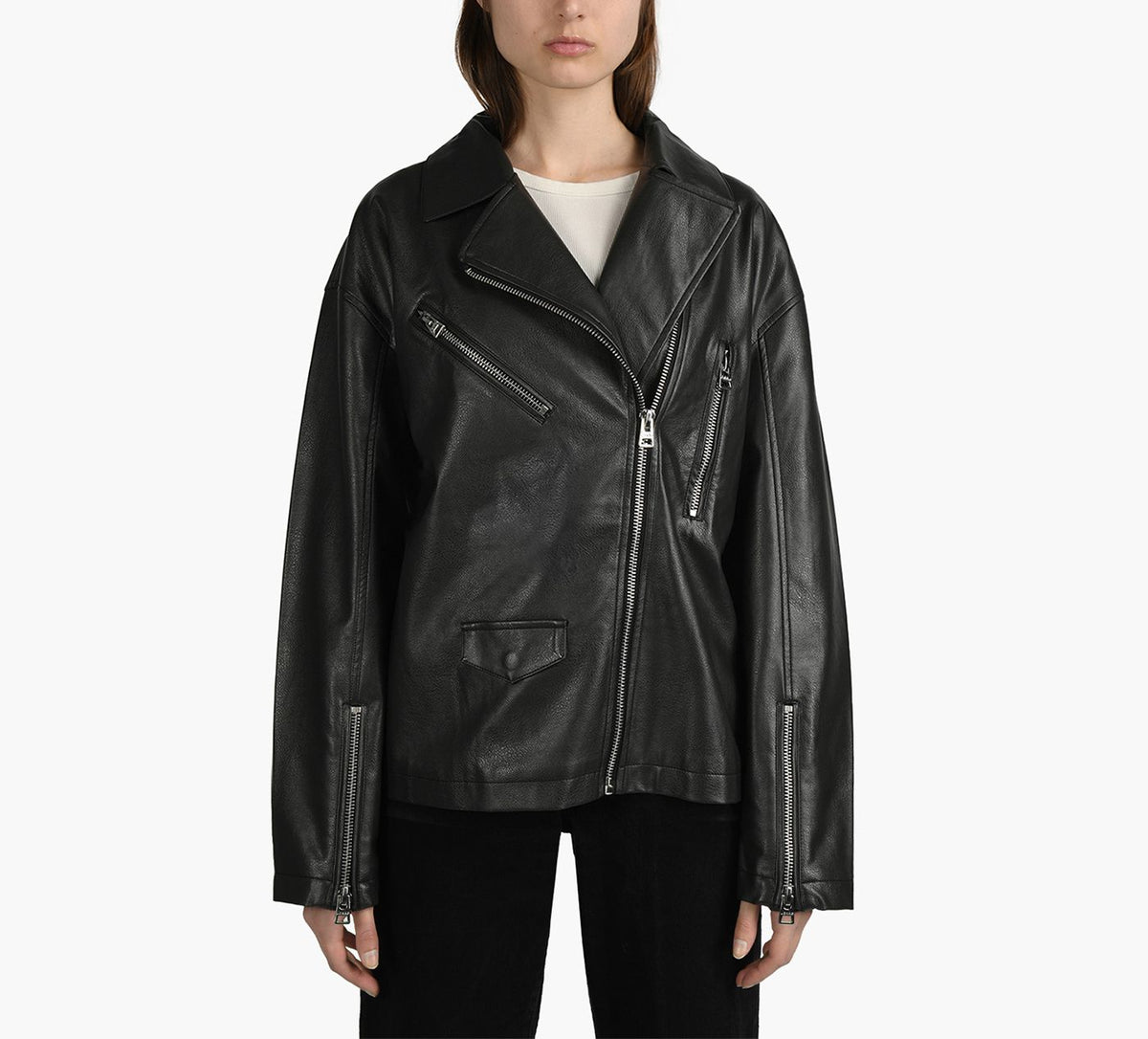 JAKKE BROOKEBIKER in BLACK