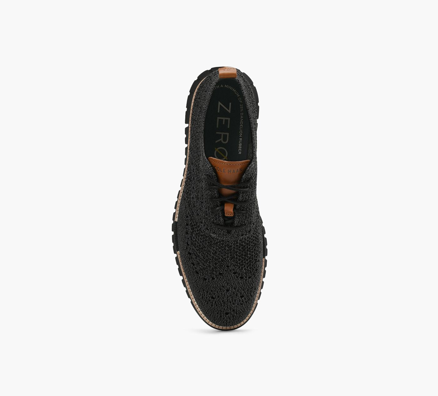 COLE HAAN ZEROGRANDREMASTEREDSTITCHLITEWINGTIP in BLACK view 1c