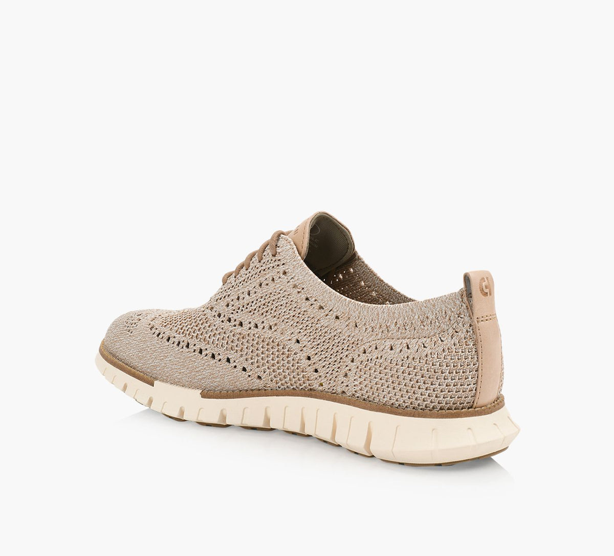 COLE HAAN OXFORDZEROGRANDREMASTERISPLAINTOE en TAUPE vue 3