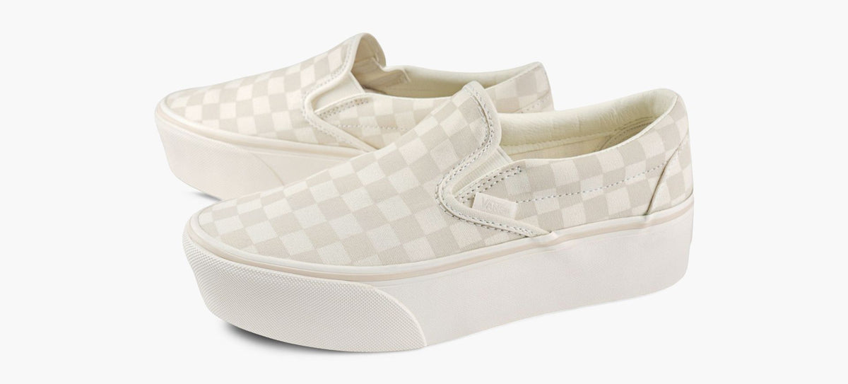 VANS CLASSICSLIPONSTACKFORM in BEIGE view 4