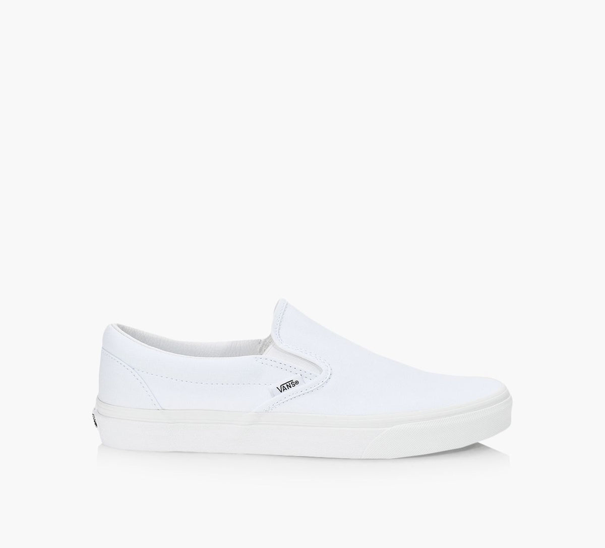 VANS BASKETCLASSIQUESSANSLACET en BLANC