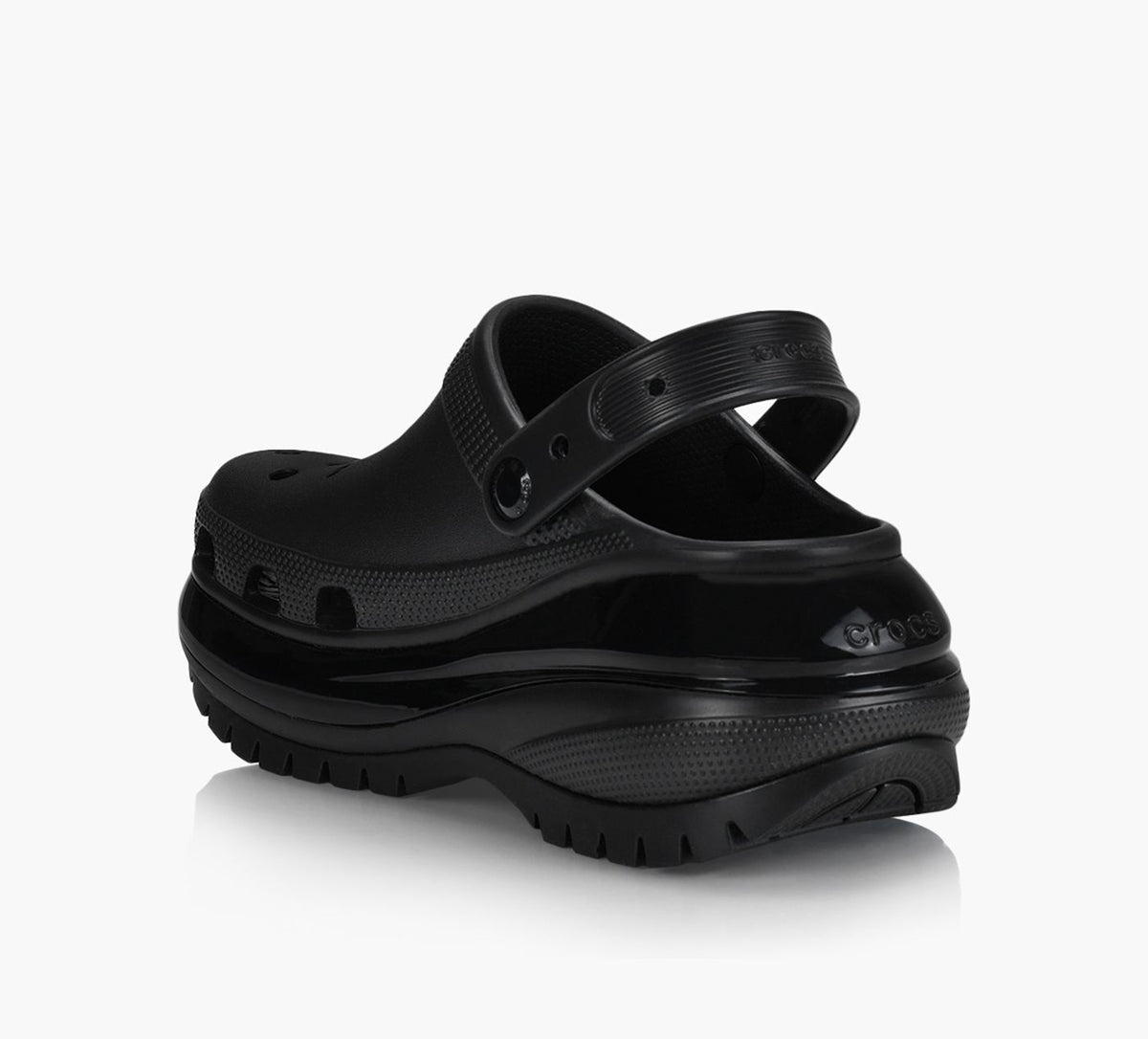 CROCS SABOTSMEGACRUSH en NOIR vue 3