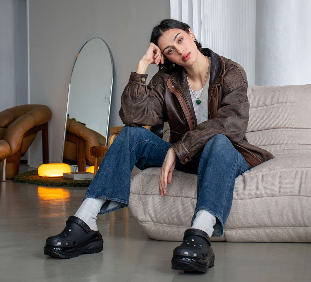 CROCS SABOTSMEGACRUSH en NOIR vue 91
