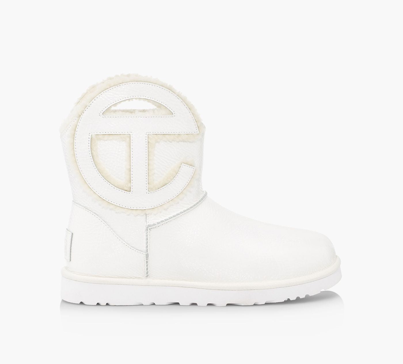 UGG BOTTEMINIFROISSEUGGXTELFAR en BLANC