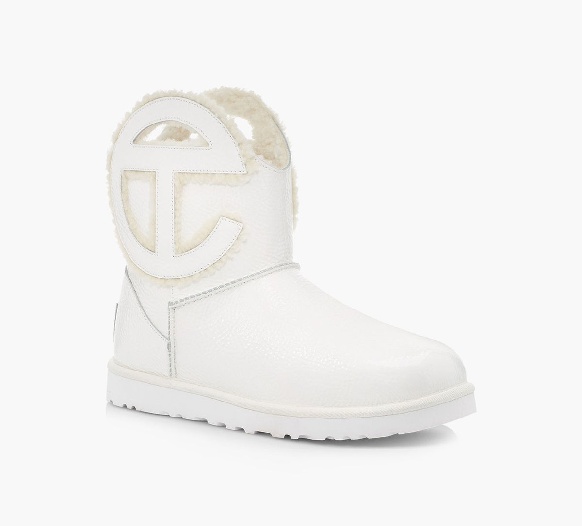 UGG BOTTEMINIFROISSEUGGXTELFAR en BLANC vue 2