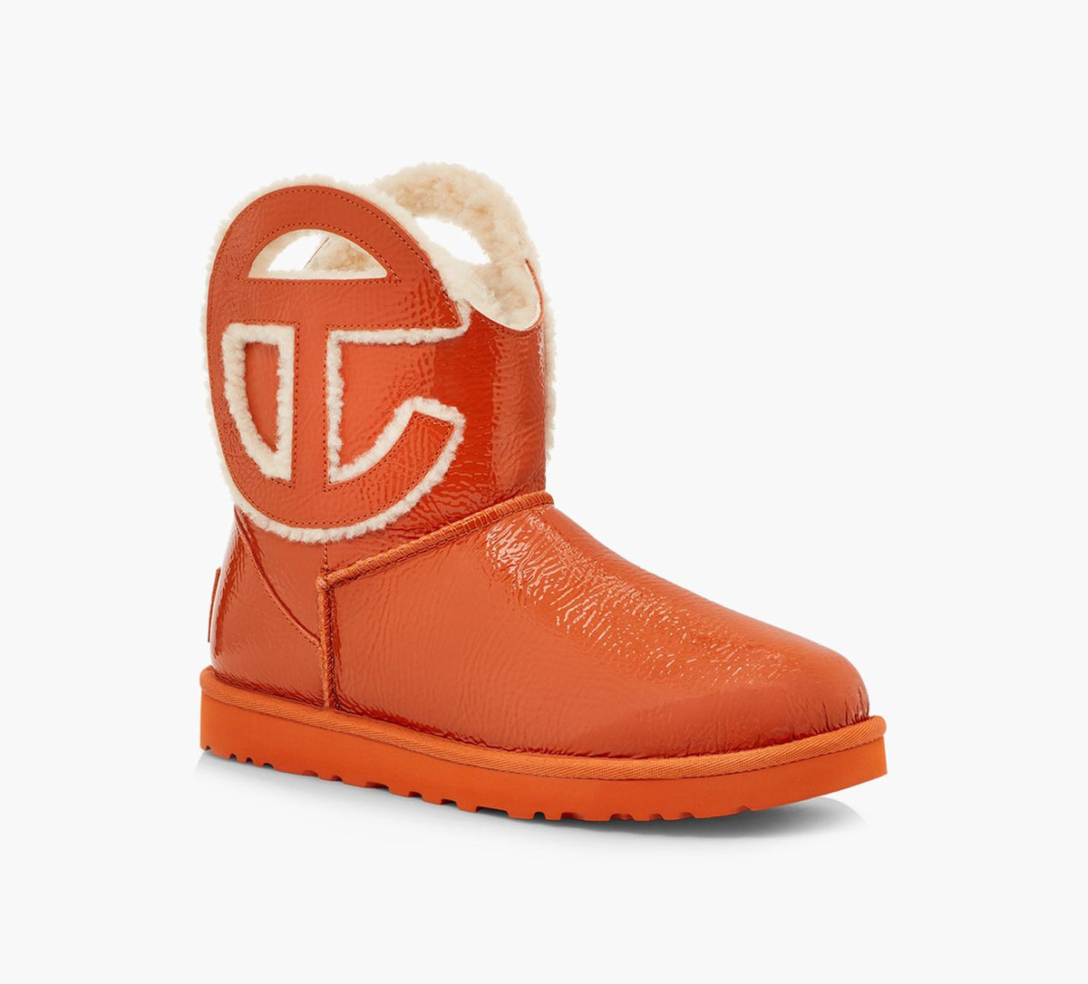 UGG BOTTEMINIFROISSEUGGXTELFAR en ORANGE vue 2