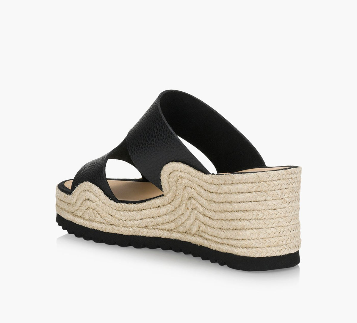 BROWNS MARITIMEWEDGESANDAL in BLACK view 3