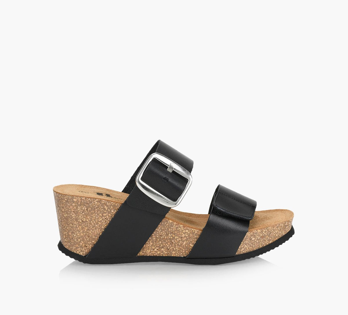 BROWNS CASSISWEDGESANDAL in BLACK