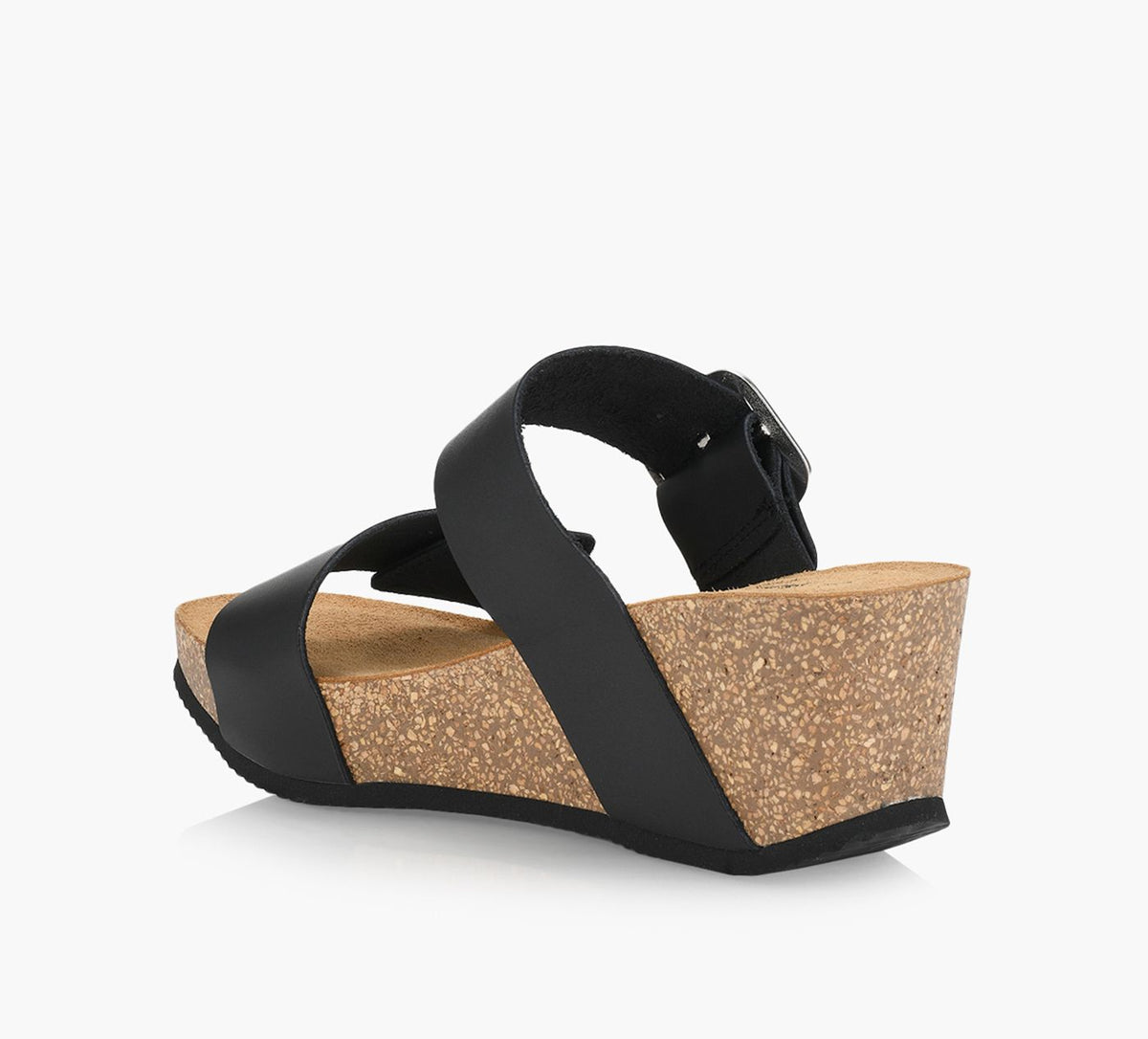 BROWNS CASSISWEDGESANDAL in BLACK view 3