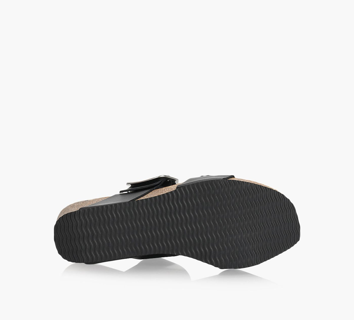BROWNS CASSISWEDGESANDAL in BLACK view 4