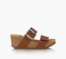 BROWNS CASSISWEDGESANDAL in TAN