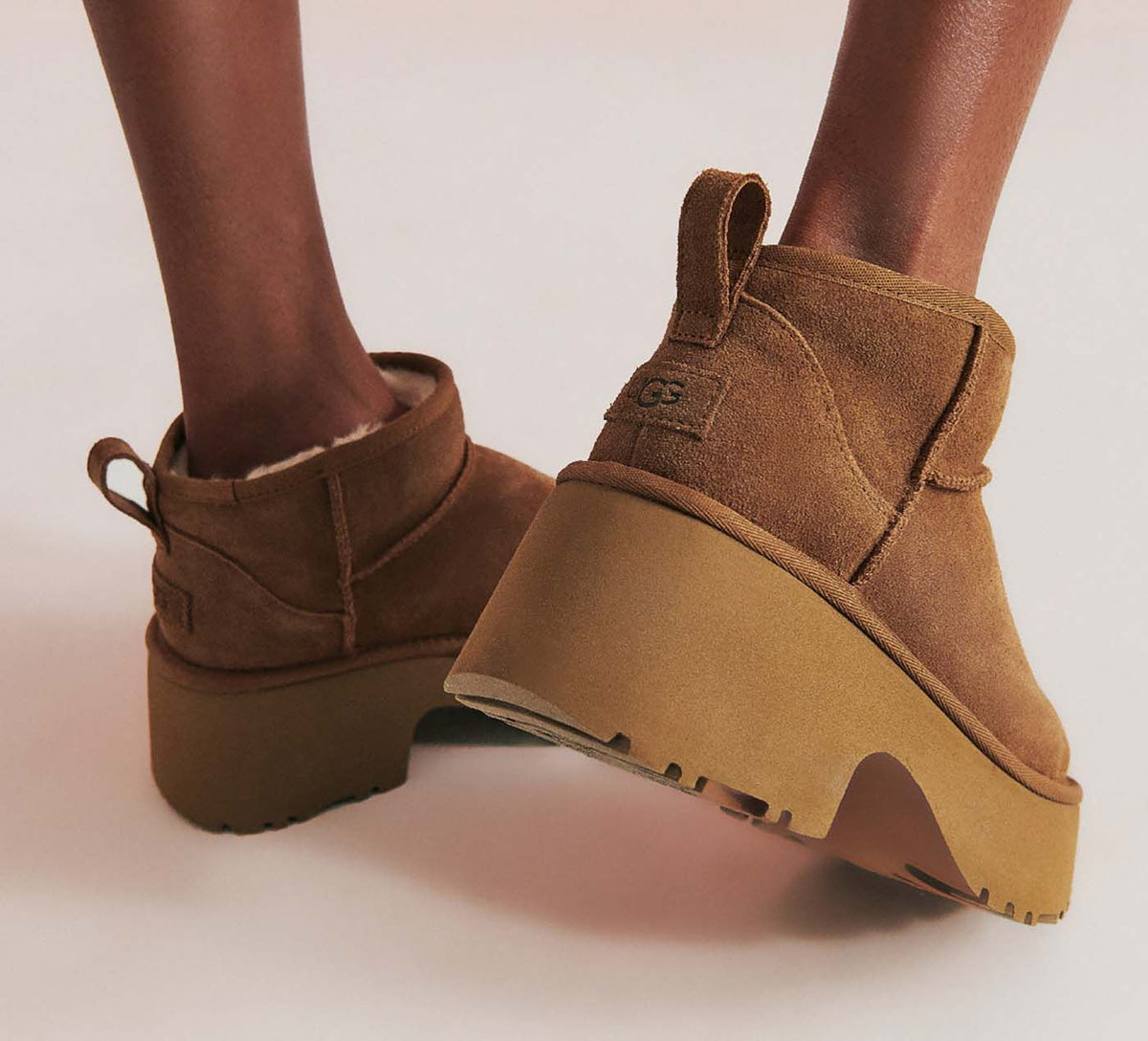 UGG CLASSICULTRAMININEWHEIGHTS in TAN view 6