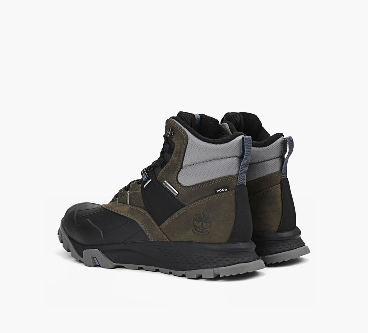 TIMBERLAND WATERPROOFMTLINCOLNMIDHIKERBOOT in GREEN view 3