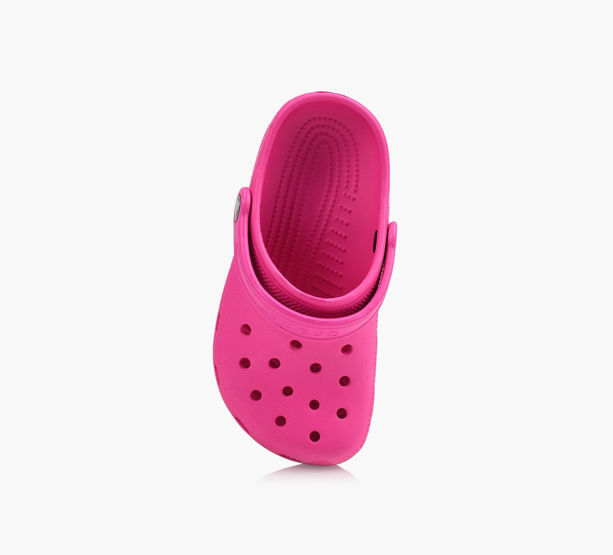 CROCS SABOTSCLASSIQUESPOURTOUTPETITS en FUCHSIA vue 1c