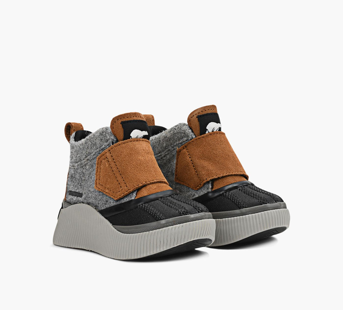 SOREL OUTNABOUTIVBOTTESSANGLES en GRIS vue 2