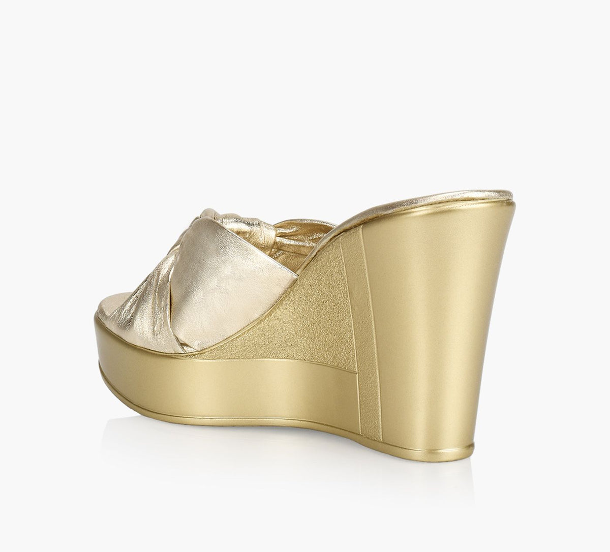 BROWNS WILDERWEDGESANDAL in GOLD view 3