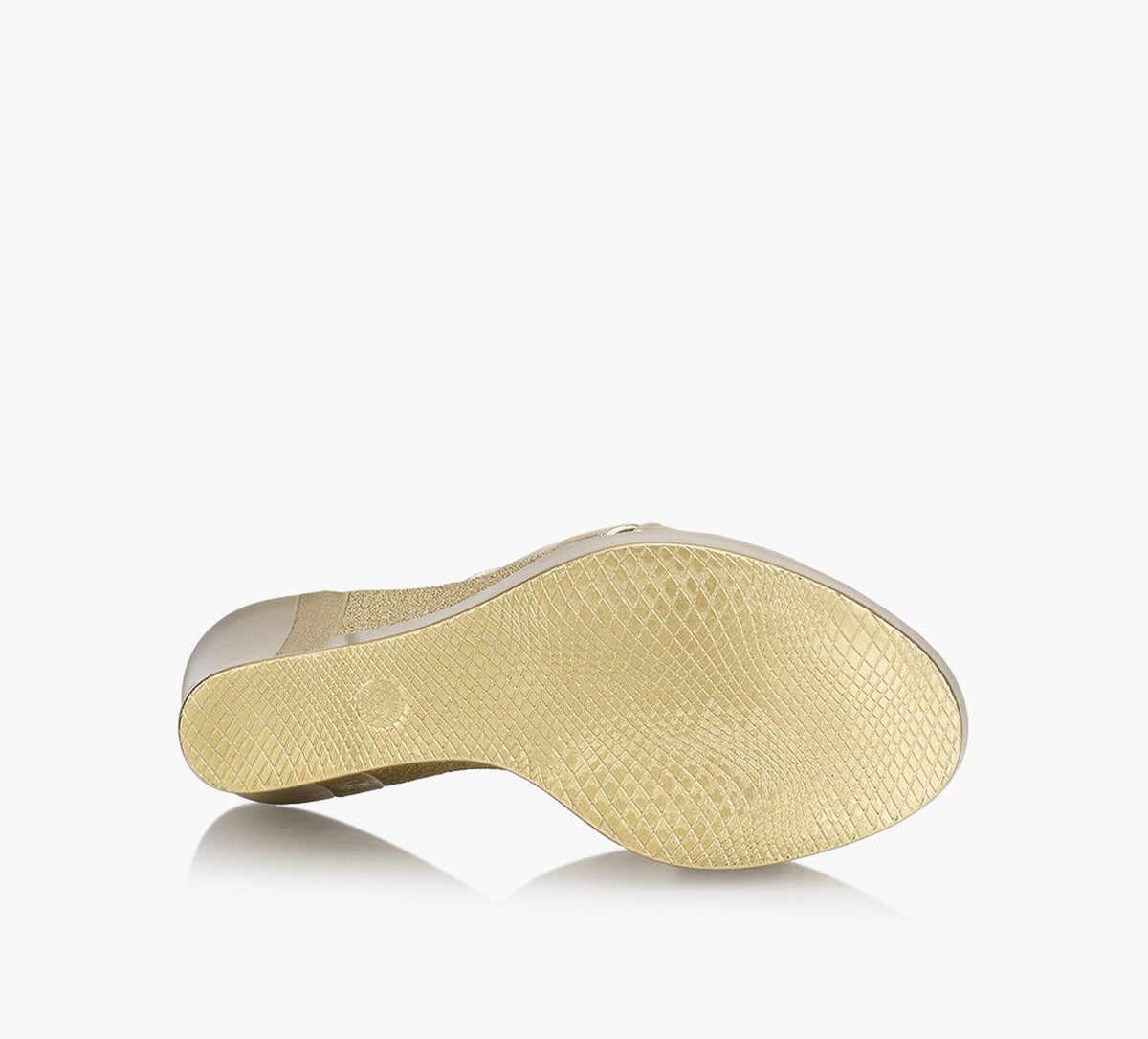 BROWNS WILDERWEDGESANDAL in GOLD view 4
