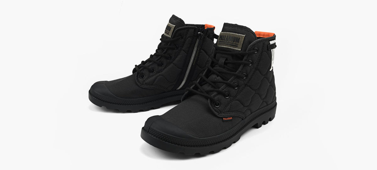 PALLADIUM BOTTEPAMPAREQUILTED en NOIR vue 4